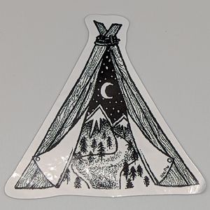 Teepee Sticker